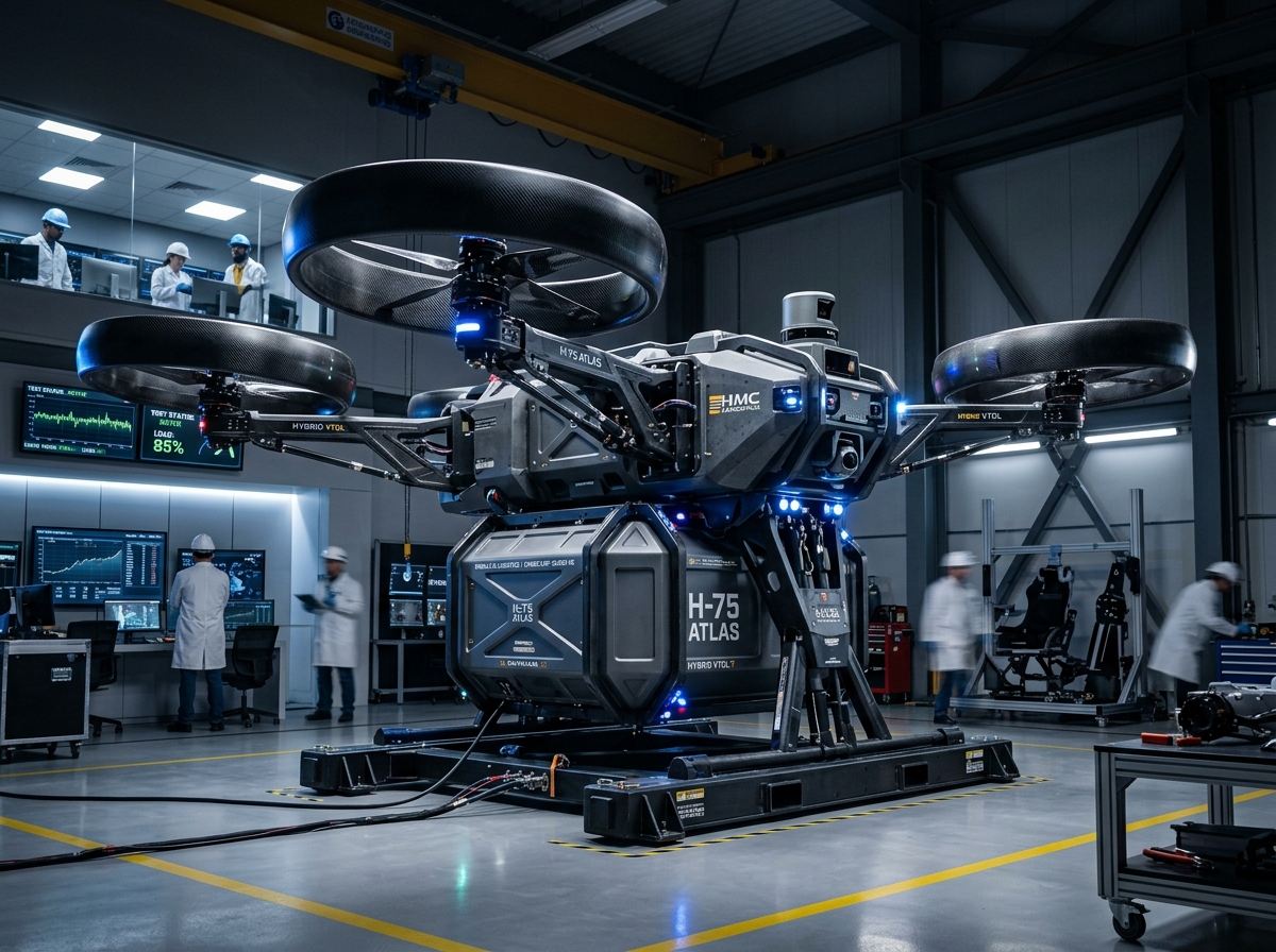 Next generation heavy-lift aerial platform architecture in aerospace lab